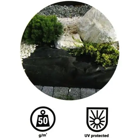 GT GARDEN Géotextile Anti-mauvaises Herbes 50 G/m2 - 1,10 X 10 Mètres 3 GT GARDEN Géotextile Anti-mauvaises Herbes 50 G/m2 - 1,10 X 10 Mètres – Image 2