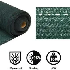 GT GARDEN Brise Vue Vert, 160 G/m² - 2 X 25 Mètres 7 GT GARDEN Brise Vue Vert, 160 G/m² - 2 X 25 Mètres -Gt Garden Boutique 15816658 3