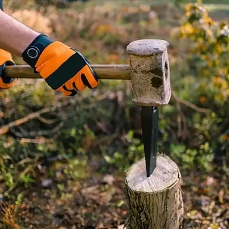 GT GARDEN Coin à Fendre En Acier - 1.5 Kg 4 GT GARDEN Coin à Fendre En Acier - 1.5 Kg – Image 2