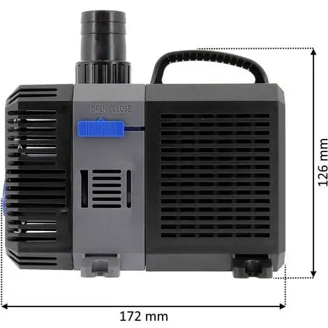 GT GARDEN Pompe De Bassin 20 W - Débit Max 3600 Litres/heure 4 GT GARDEN Pompe De Bassin 20 W - Débit Max 3600 Litres/heure – Image 2