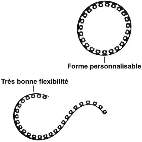 GT GARDEN Bordure De Jardin Flexible Noire - 3,8 Cm X 10 Mètres Avec 20 Piquets D'ancrage 5 GT GARDEN Bordure De Jardin Flexible Noire - 3,8 Cm X 10 Mètres Avec 20 Piquets D'ancrage – Image 3