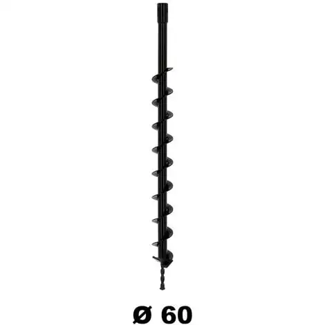 GT GARDEN Mèche Ø 60 Mm Pour Tarière Thermique 3 GT GARDEN Mèche Ø 60 Mm Pour Tarière Thermique