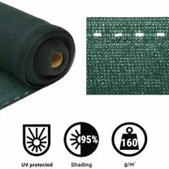 GT GARDEN Brise Vue Vert, 160 G/m² - 2 X 50 Mètres -Gt Garden Boutique 33236181 3