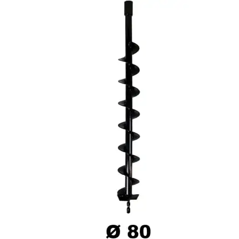 GT GARDEN Mèche Ø 80 Mm Pour Tarière Thermique 3 GT GARDEN Mèche Ø 80 Mm Pour Tarière Thermique