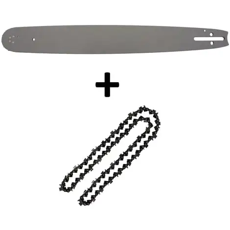 GT GARDEN Guide 20 Pouces (50 Cm) Avec Chaîne 76 Maillons Pour Tronçonneuse 3 GT GARDEN Guide 20 Pouces (50 Cm) Avec Chaîne 76 Maillons Pour Tronçonneuse