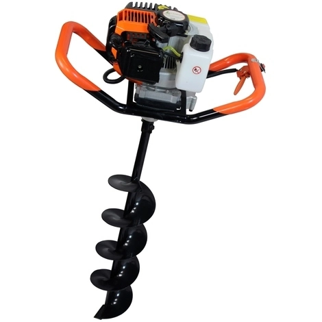 GT GARDEN Tarière Thermique 52 Cm3, 3 CV + Mèche 80 Mm 4 GT GARDEN Tarière Thermique 52 Cm3, 3 CV + Mèche 80 Mm – Image 2