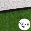 GT GARDEN Bordure De Jardin Droite Noire - 5,8 Cm X 5 Mètres Avec 25 Piquets D'ancrage -Gt Garden Boutique 46819920 1