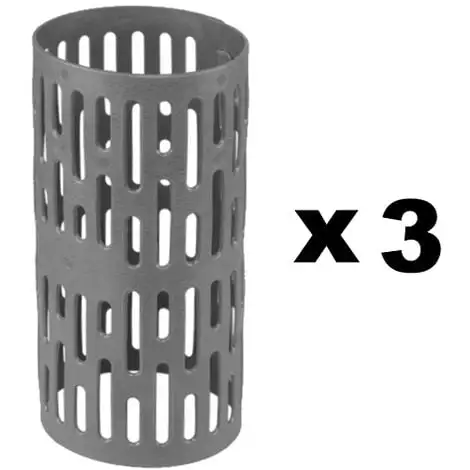 GT GARDEN Lot De 3 Manchons De Protection Gris Pour Troncs D'arbre 3 GT GARDEN Lot De 3 Manchons De Protection Gris Pour Troncs D'arbre
