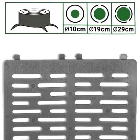 GT GARDEN Lot De 3 Manchons De Protection Gris Pour Troncs D'arbre 4 GT GARDEN Lot De 3 Manchons De Protection Gris Pour Troncs D'arbre – Image 2