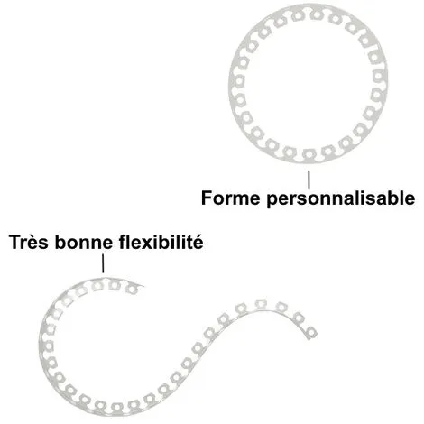 GT GARDEN Bordure De Jardin Flexible Blanche - 4 Cm X 10 Mètres Avec 20 Piquets D'ancrage 5 GT GARDEN Bordure De Jardin Flexible Blanche - 4 Cm X 10 Mètres Avec 20 Piquets D'ancrage – Image 3